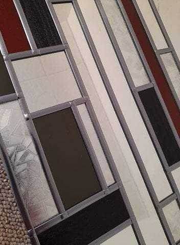 Original handcrafted mosaic style wall mirror