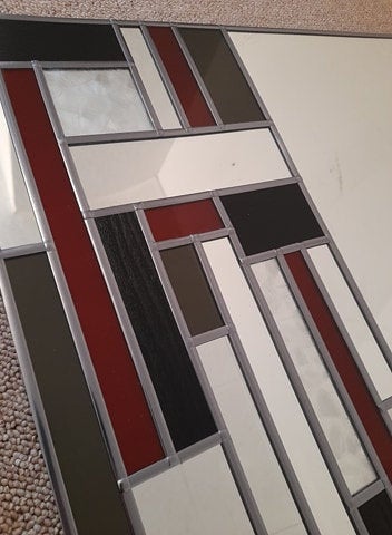 Original handcrafted leaded mirror UK
